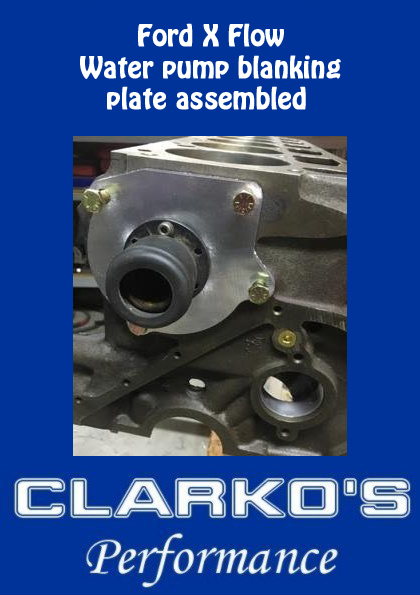 Ford X flow water pump plate blanks